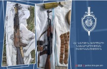 Քաղաքացիներն ապօրինի պահվող զենք-զինամթերք են հանձնել ոստիկանությանը
