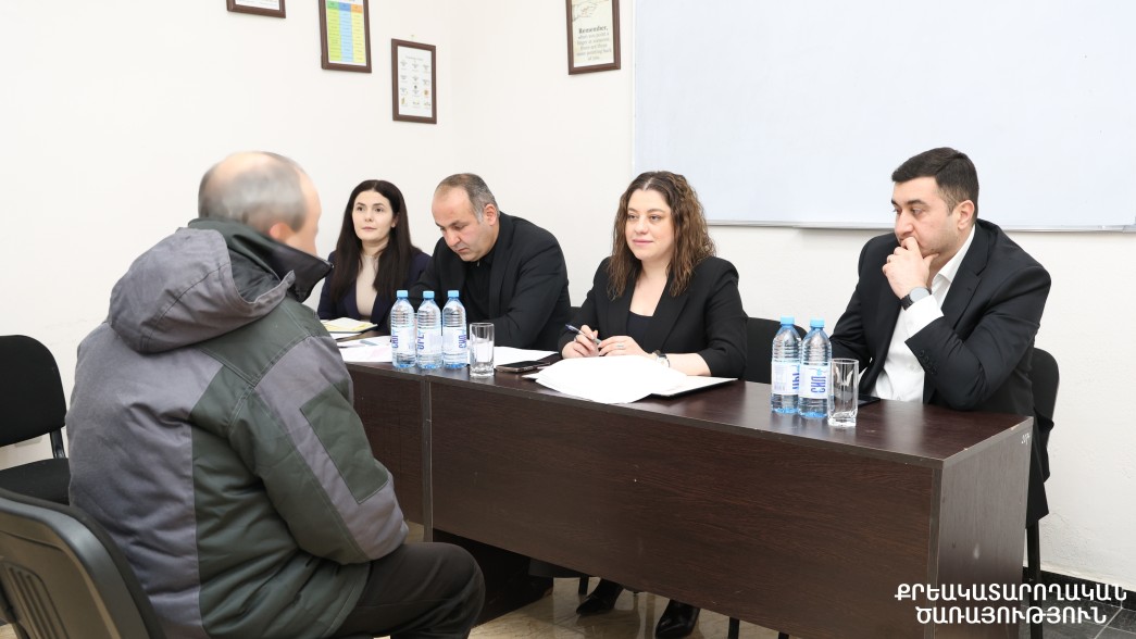 Քրեակատարողական ծառայության ղեկավար կազմն ընդունել է «Սևան» քրեակատարողական հիմնարկի ցմահ դատապարտյալներին