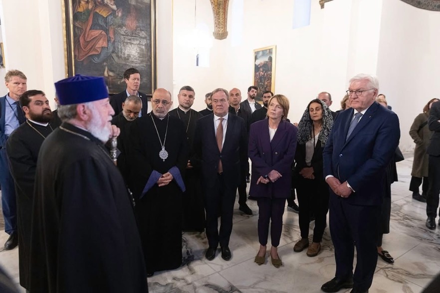 Католикос Всех Армян Гарегин II попросил президента Германии поднять в Баку вопросы прав народа Арцаха и пленных