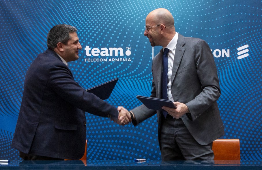 Team Telecom Armenia and Ericsson sign a MoU regarding strategic cooperation