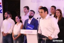 Members of the “Our Way” movement register party “Strong Armenia”