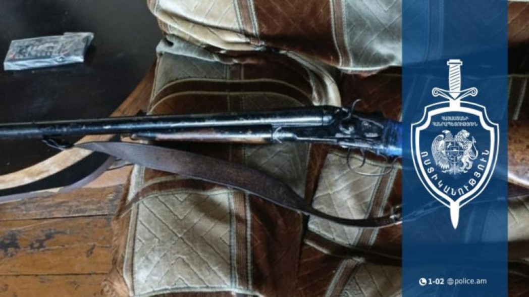 Արմաշ գյուղի բնակչի տանն ապօրինի հրազեն են հայտնաբերել