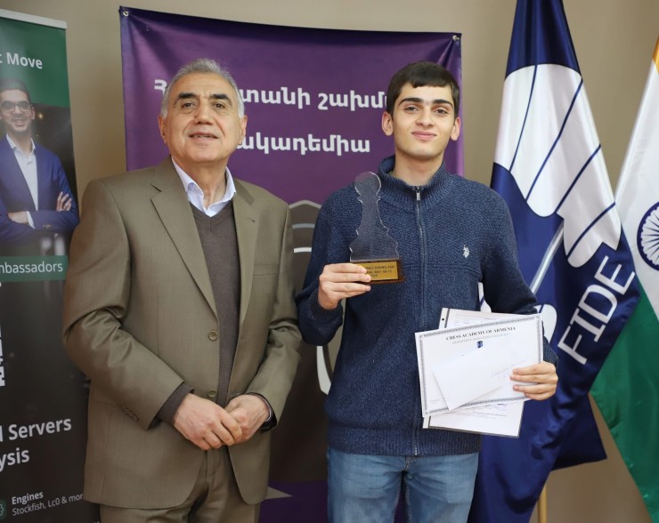 Հայտնի են Հովհաննես Դանիելյանի հիշատակին նվիրված շախմատային մրցաշարի հաղթողները