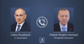 «Атмосфера для реализации достигнутых ранее договоренностей сейчас более благоприятна, чем когда-либо»: Пашинян провёл телефонный разговор с президентом Турции