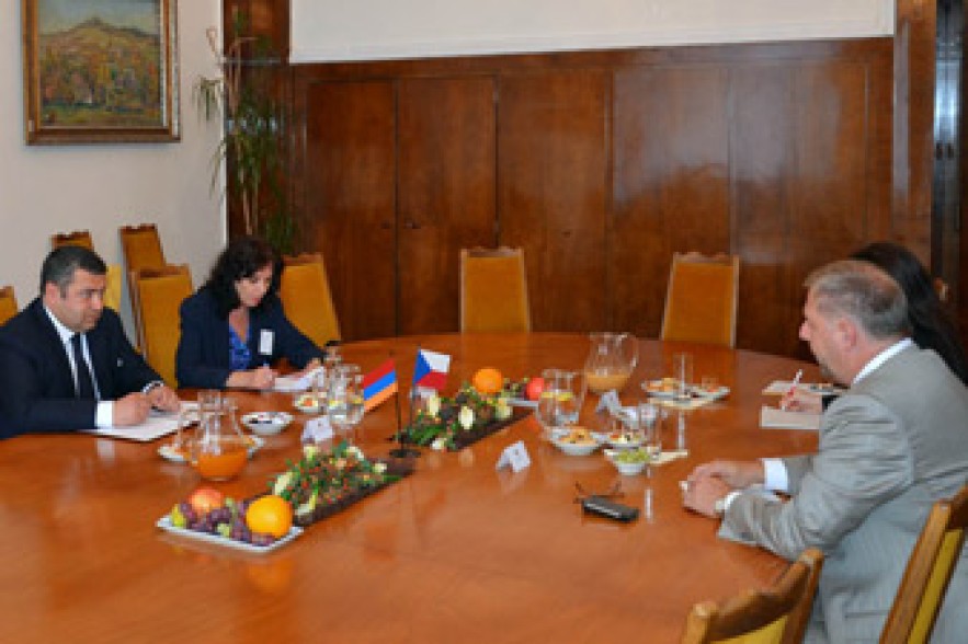 Դեսպան Սեյրանյանը հանդիպեց Չեխիայի գյուղատնտեսության նախարարի հետ