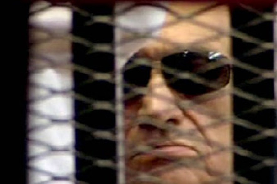 Egyptians protest against verdictof ex-President Hosni Mubarak