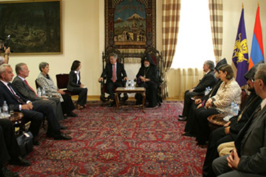 Գարեգին Բ ընդունեց  Ավստրիայի նախագահին
