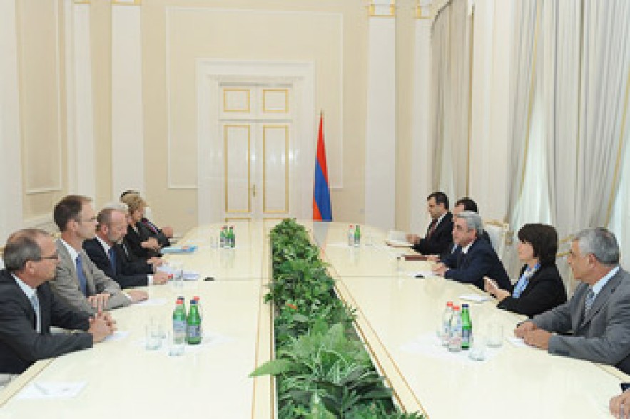 Նախագահն ընդունել է շվեյցարական խորհրդարանական խմբի անդամներին