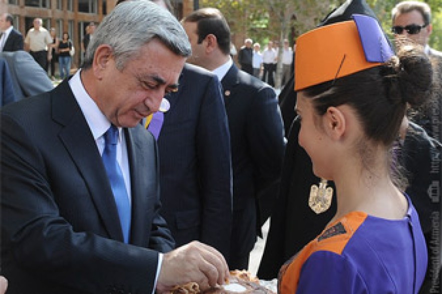 President partook in 2697th anniversary of Etchmiadzin’s creation