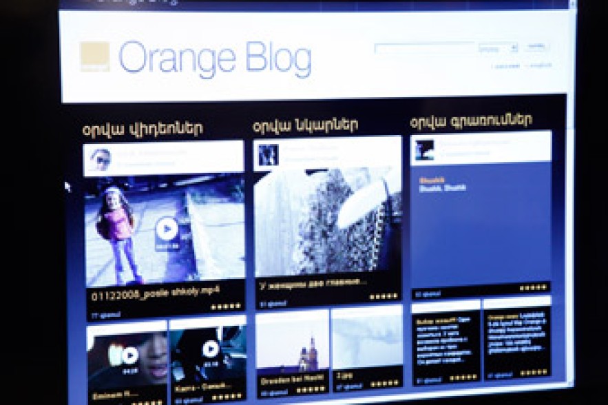 Orange customers can update their profiles through Orange Blog