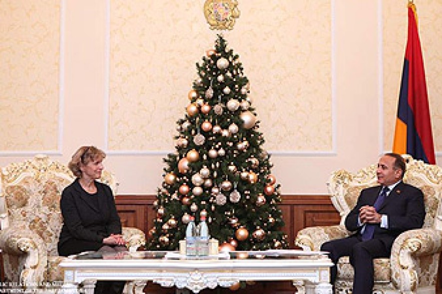 Հ.Աբրահամյանն ընդունեց ԵԽ գլխավոր քարտուղարի ներկայացուցչին