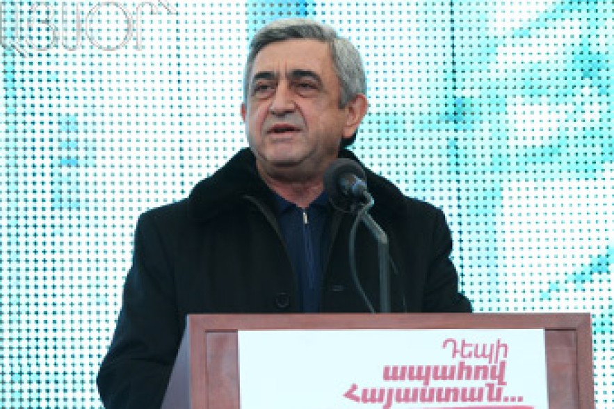 Sargsyan: In case of abuses, we not deserve to be our country’s leaders