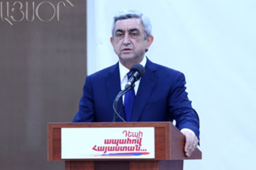 Սերժ Սարգսյան. Ընտրությունները չպետք է վերածվեն կենաց-մահու կռվի