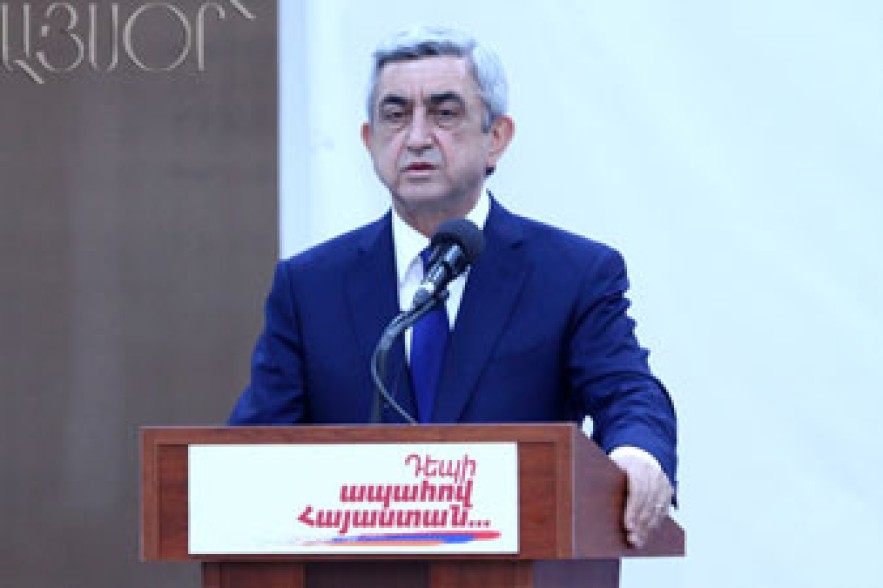 Ս. Սարգսյան. Դեղատներում սոցբաժիններ կբացվեն. Դեղերը 30-35 % էժան կլինեն