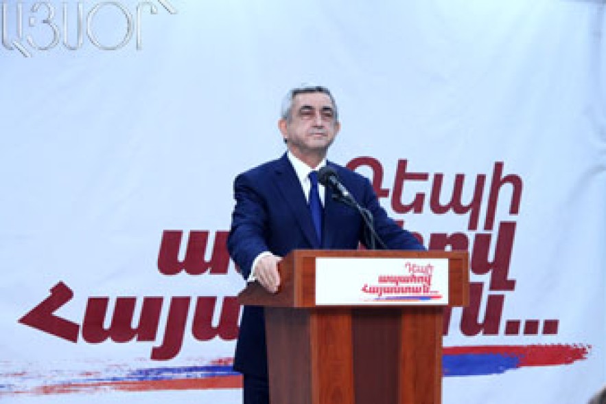 Սերժ Սարգսյան. Երկիր չի կարող բանտ լինել քաղաքացիների համար