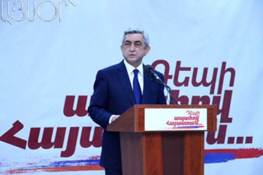 Սերժ Սարգսյան. Հայաստնում մանկատներ չպետք է լինեն