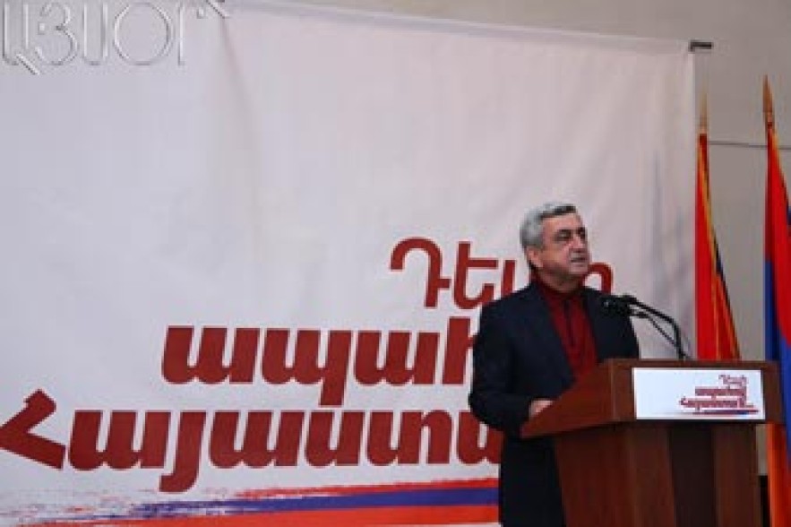 Սերժ Սարգսյան. Ցանկությունները վատ բան չեն. Աստված տա իրականանան 