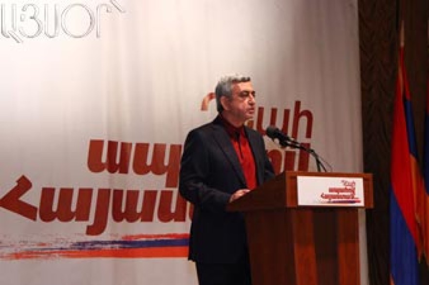 Ս. Սարգսյան. Արցախցիները այլևս երբեք չեն լինելու օտարի լծի տակ