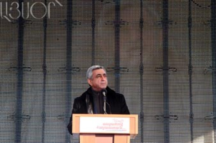Serzh Sargsyan: Make your choice with a stroke of pen 