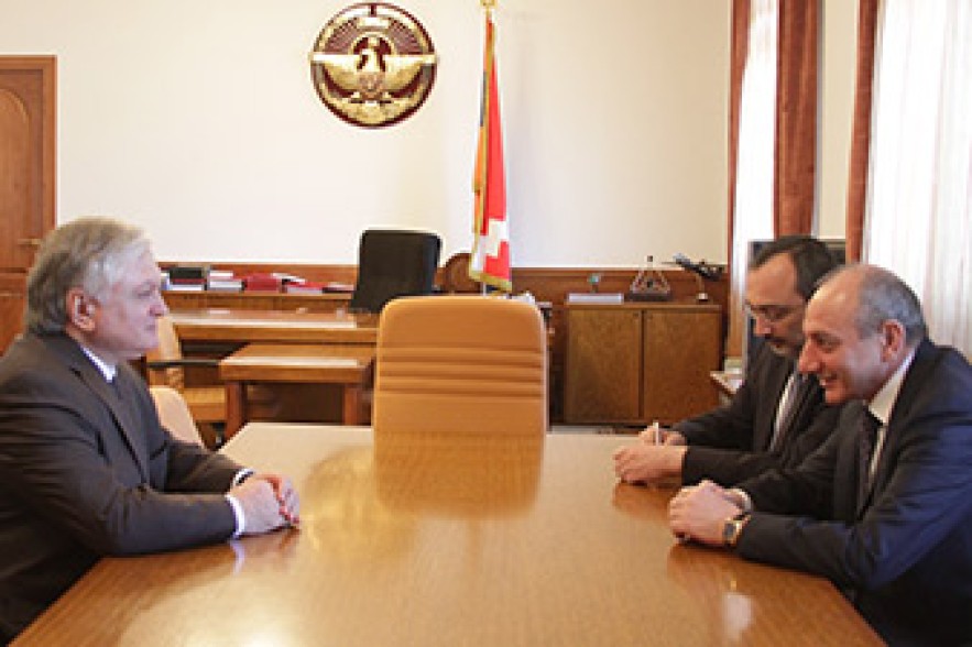 Edward Nalbandian meets with Karabakh leadership 