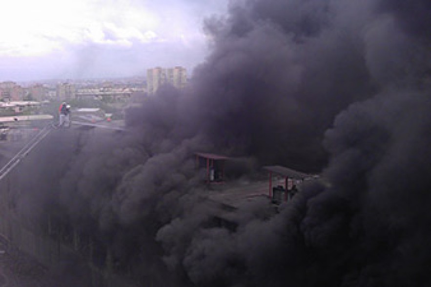There is no threat to human health after major fire in Yerevan 