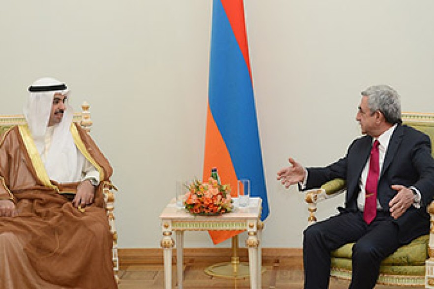 Armenian president receives speaker of Kuwaiti parliament 