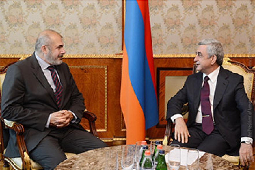 Նախագահն ընդունել է Ֆիլիպ Լեֆորին