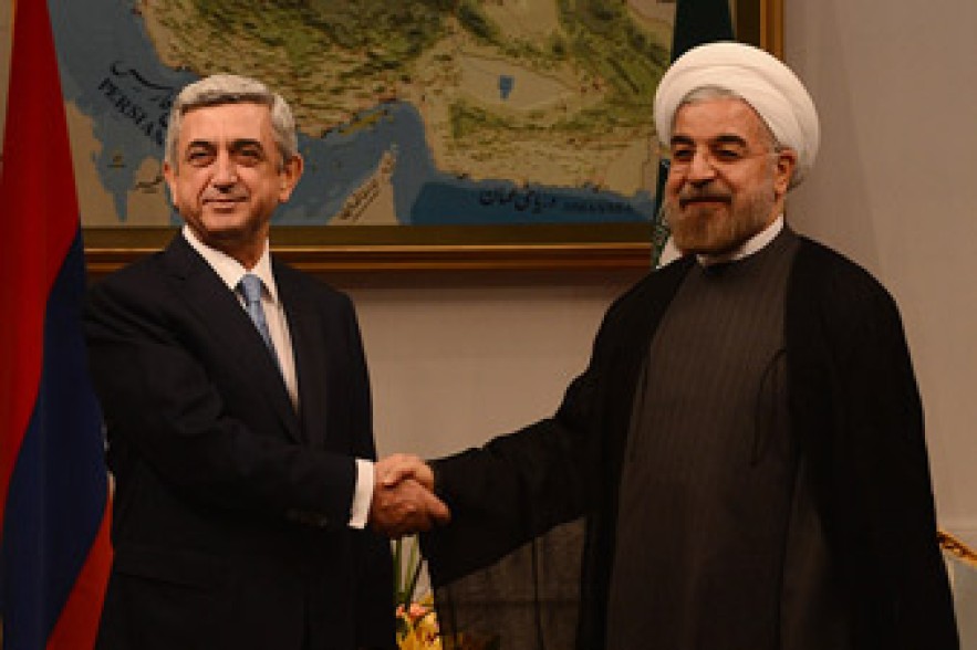 Serzh Sargsyan holds talks with Iran’s president 