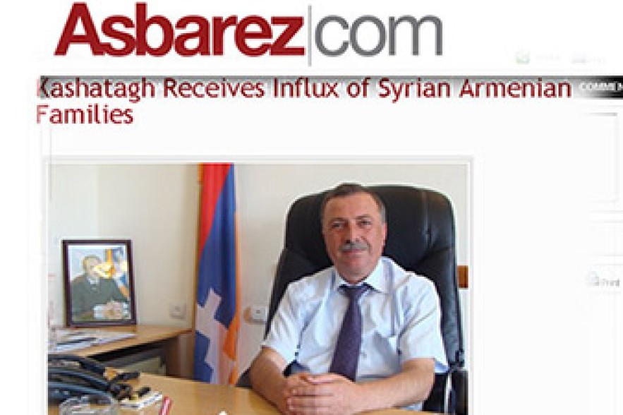 Kashatagh receives influx of Syrian Armenian families