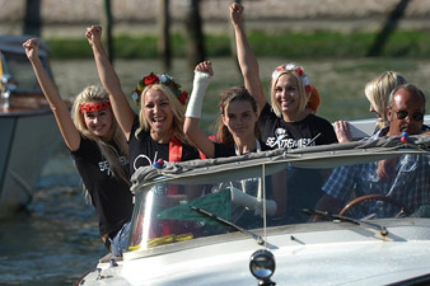 «Ուկրաինան հասարակաց տուն չէ». Femen-ը` Վենետիկի կինոփառատոնում