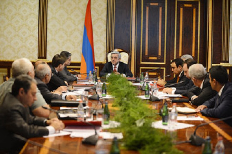 Սերժ Սարգսյանը ազգային անվտանգության խորհրդի նիստ է հրավիրել