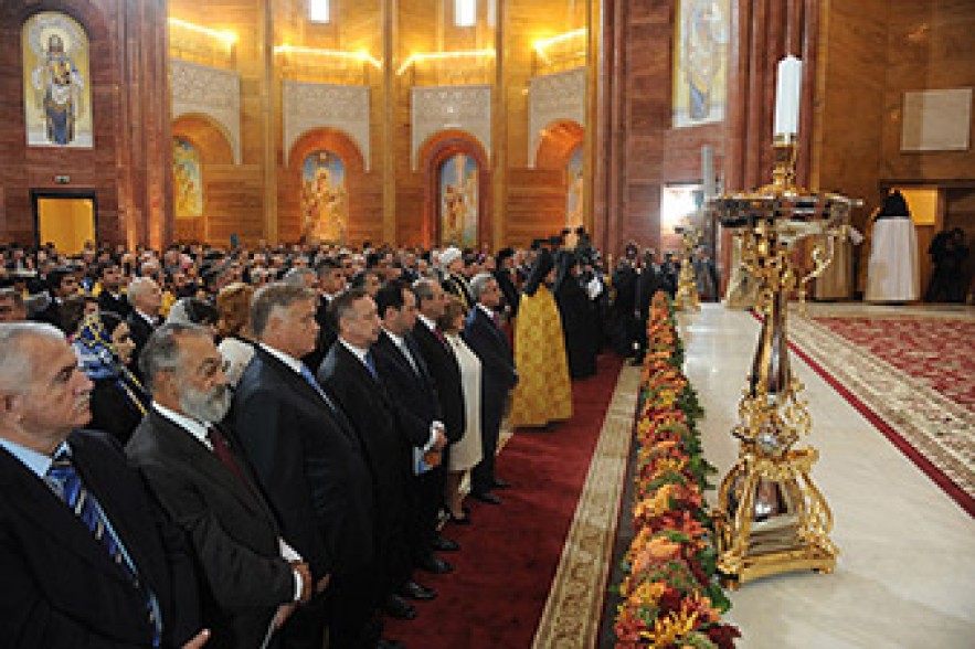 NKR president attends consecration of Diocesan Cathedral in Moscow 