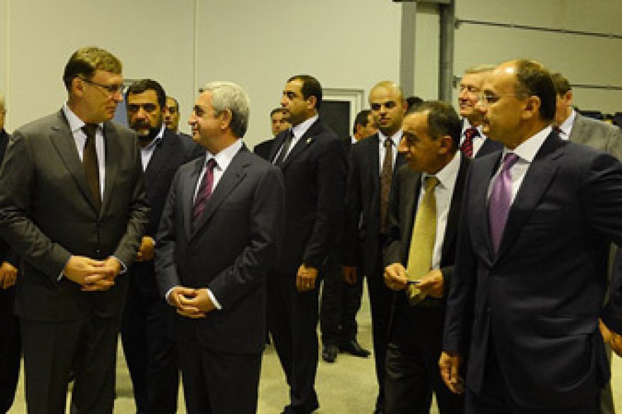 S. Sargsyan attends opening ceremony of KamAZ-Armenia 