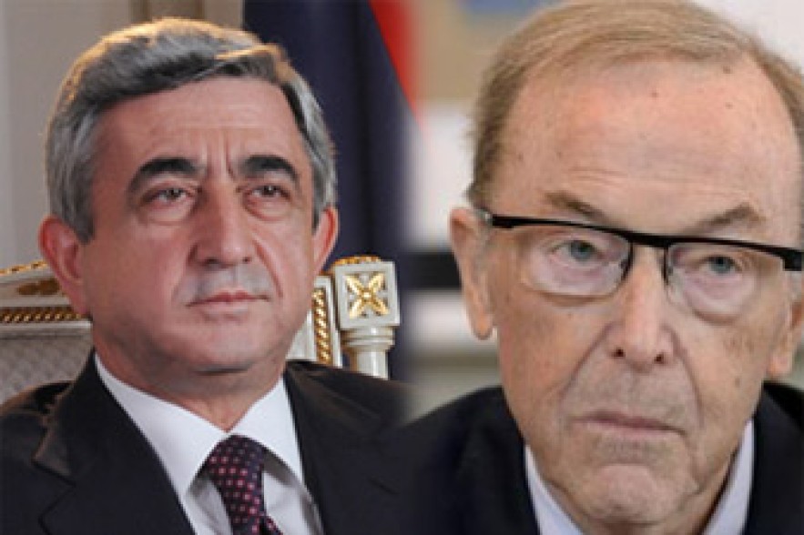 Armenian president offers condolences on death of Wilfried Martens 