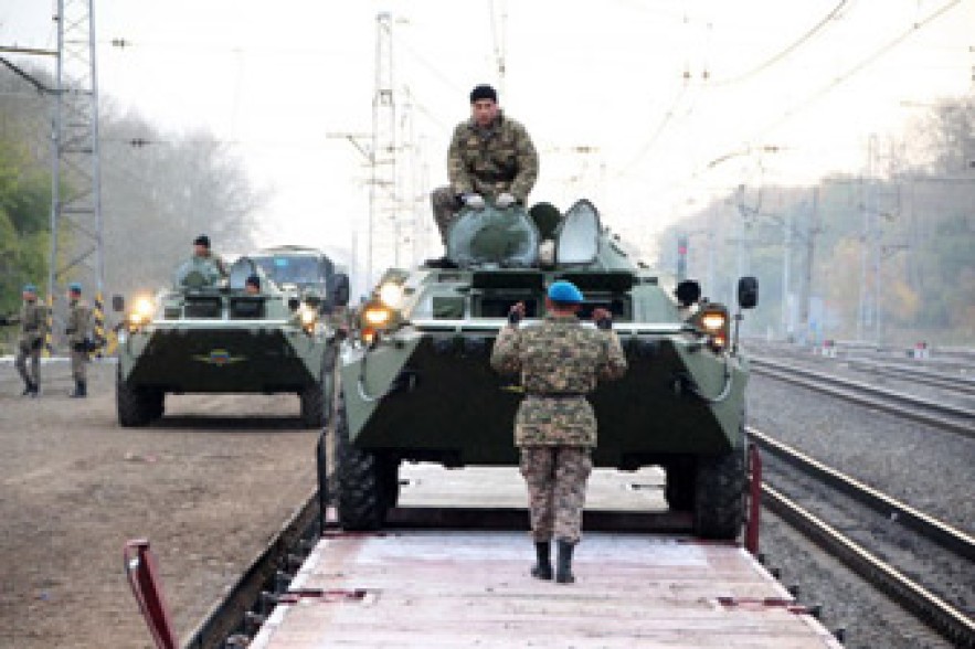 Armenian peacekeepers take part in Chebarkul exercises 