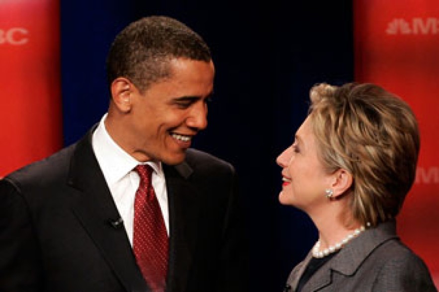 Hillary is now more popular than her boss