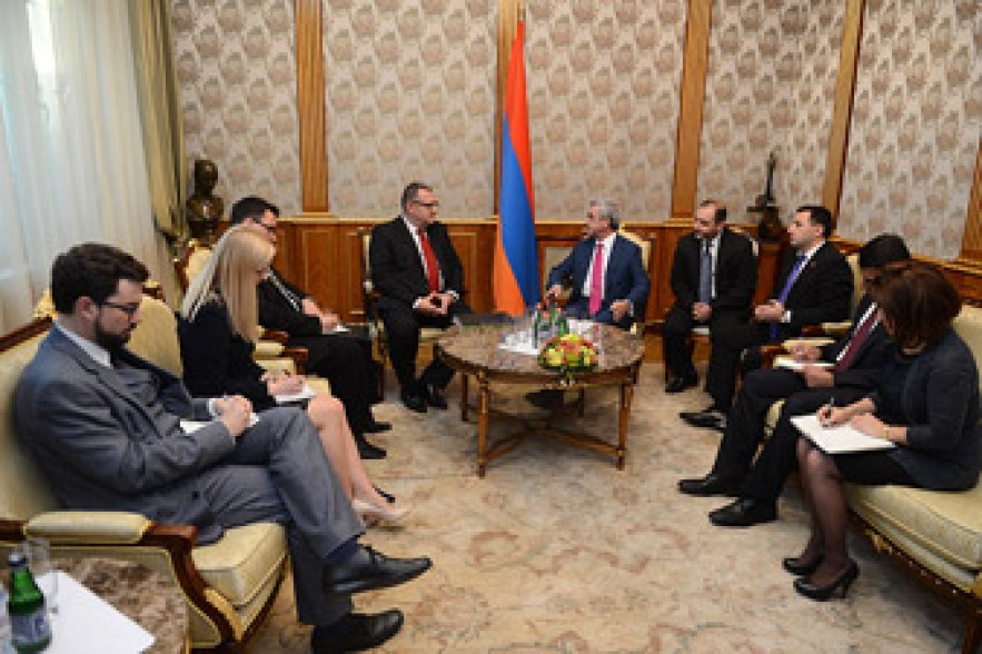 Նախագահը Ցաբրնոխի հետ քննարկել է ՀՀ-ԵՄ համագործակցության օրակարգային հարցեր