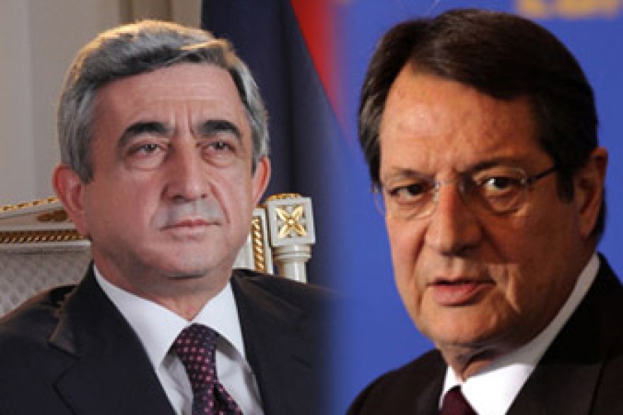 Armenian president sends condolence telegram to president of Cyprus 