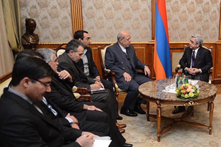 Նախագահն ընդունել է Իրանի էներգետիկայի նախարարի պատվիրակությանը