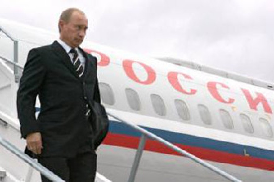 Russian president arrives in Armenia 