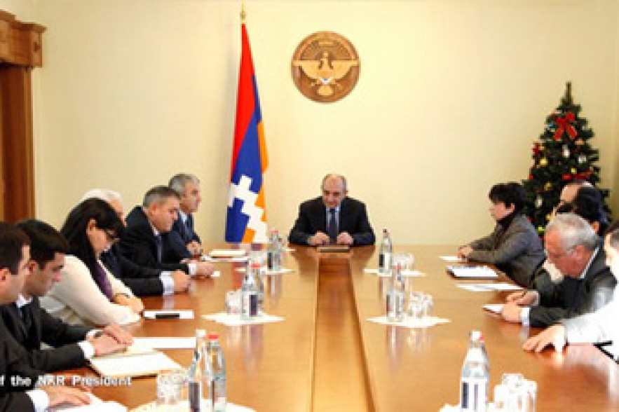 Բակո Սահակյանը հանդիպել է ԼՂՀ ԱԺ պատգամավորներին