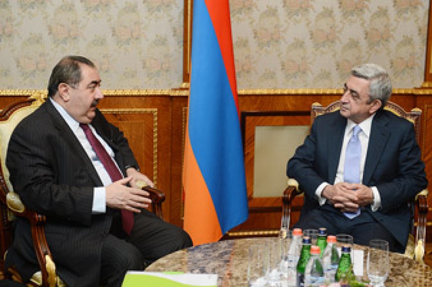 Նախագահն ընդունել է Իրաքի արտաքին գործերի նախարարին