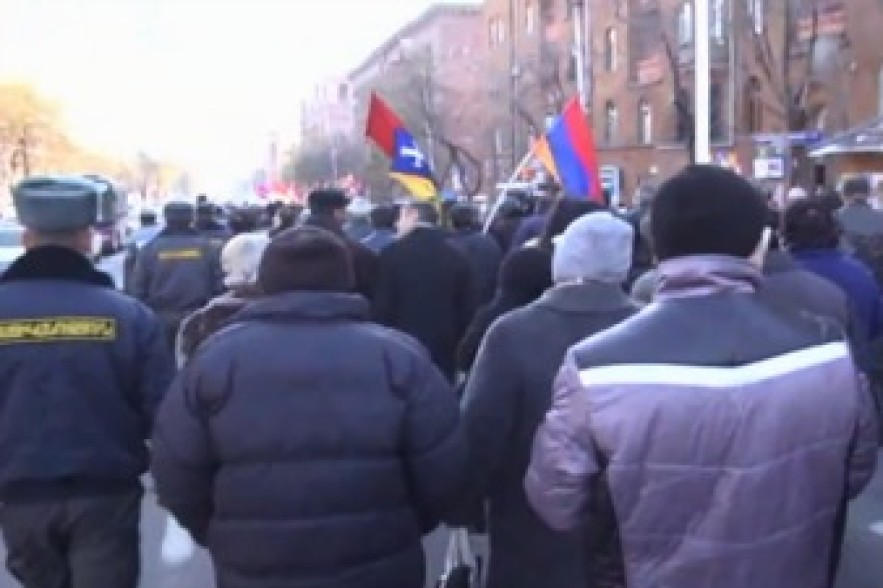 «Армянский национальный конгресс» проводит шествие