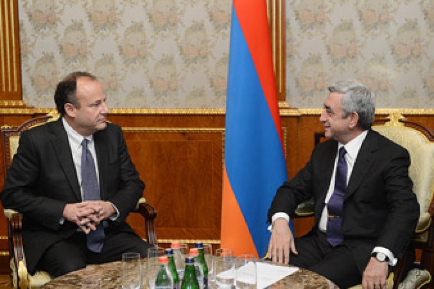 President receives US Deputy Assistant Secretary of State Eric Rubin 