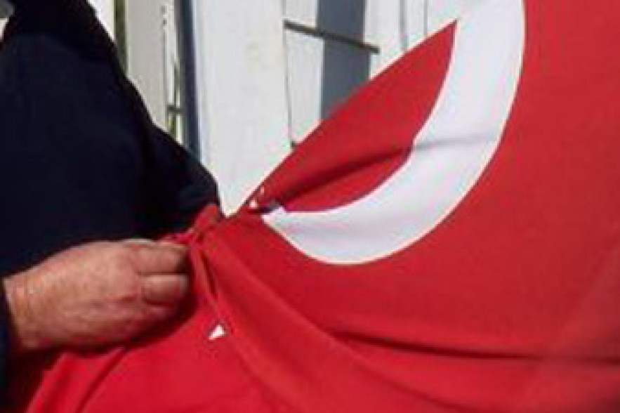 Turkey’s flags are carried away from Baku