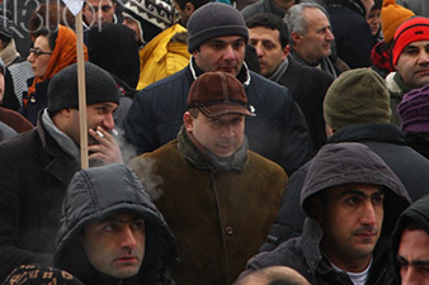 Ցուցարարները փորձեցին փակել Բաղրամյան պողոտան