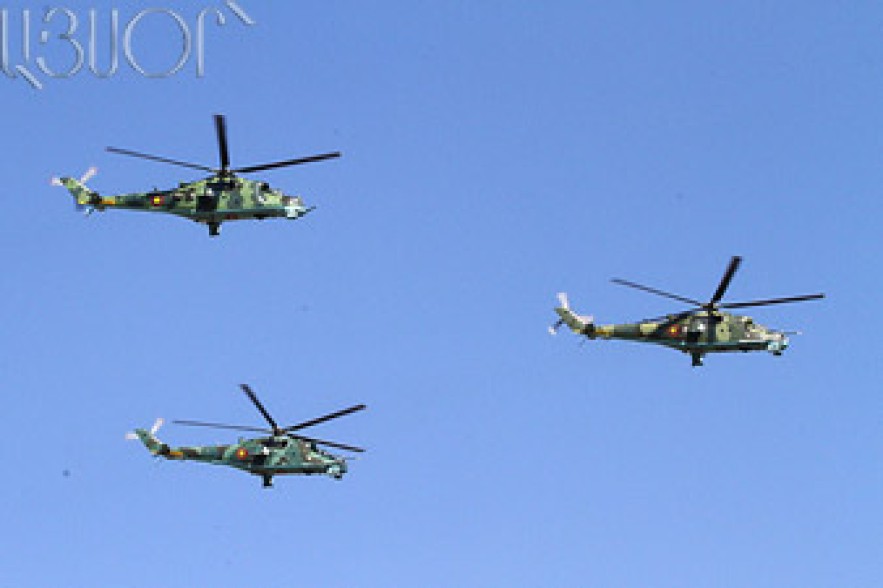 В Армении сформирована эскадрилья вертолетов военной базы России 