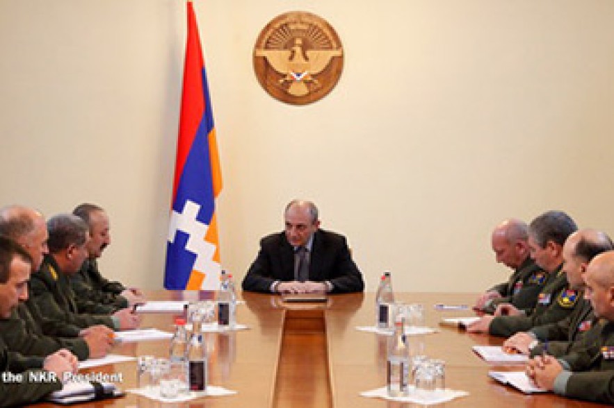 Արցախում քննարկել են ղարաբաղա-ադրբեջանական սահմանին տիրող իրավիճակը