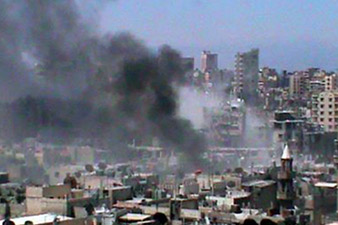 Armenian-populated district of Damascus comes under artillery attacks 