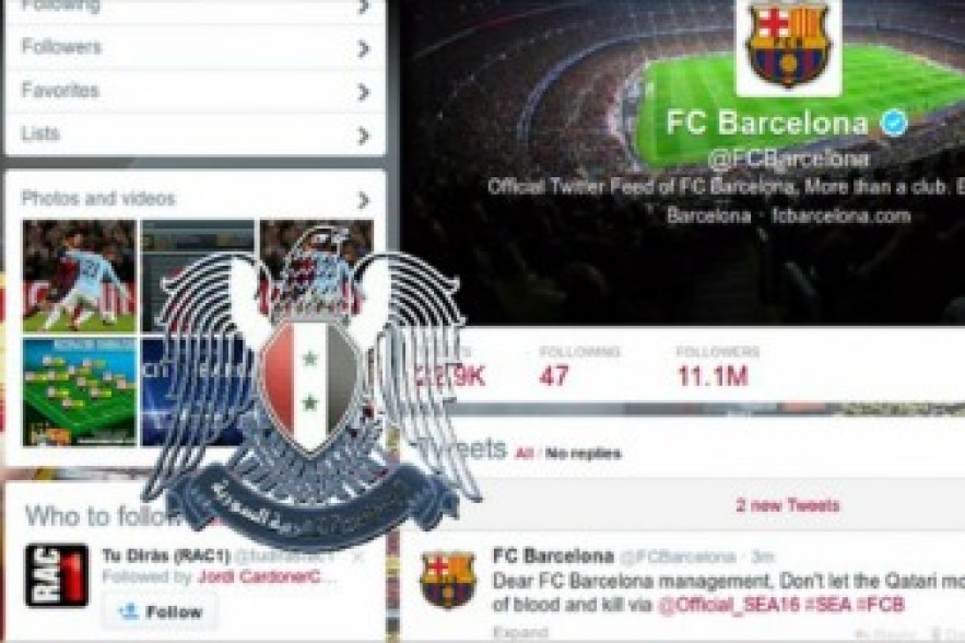 Սիրիացի հակերները կոտրել են Barcelona ֆուտբոլային ակումբի Twitter-ի էջը